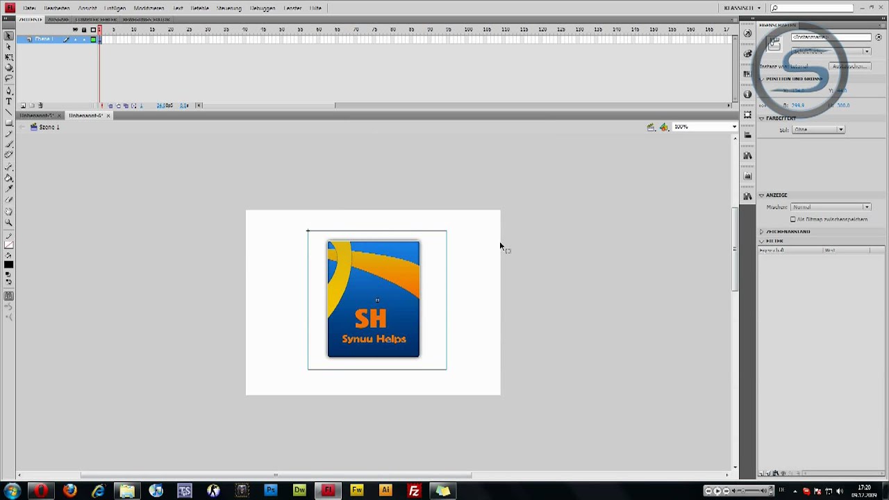 Adobe Flash Tutorial - Rollover - YouTube