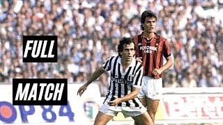 Juventus vs Milan | Platini, Maldini, Laudrup, Baresi | 1986 | Full game