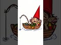 We Need a Bigger Fishing Crew #gnomecore #art #gnomeart #shortsfeed #illustration  #smallcreator