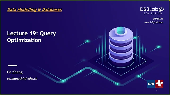 Lecture 19. Query Optimization (Data Modelling and Databases 2022)