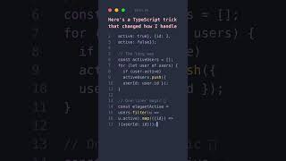 Never write loops for arrays again 🚀 #viral #typescripttips #typescript