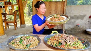 Cook Stir-fried Noodles for My Son - Delicious Noodle Recipe | Trieu Mai Hương