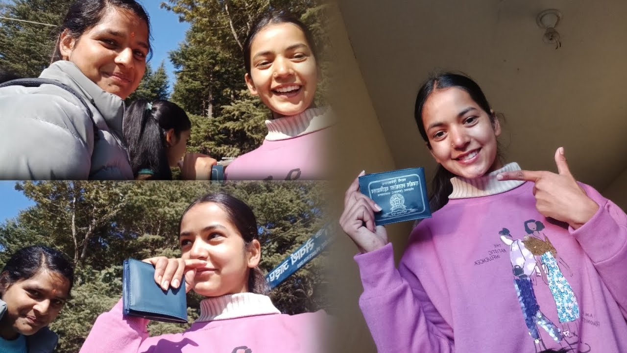 आज गये पेपर देने कालेज 🌸!! और ठंड से हो गई हमारी हालत खराब 🥶🥲