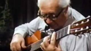 Video thumbnail of "Andres Segovia - Bach Gavotte En Rondeau E-Dur Bwv1006.avi"