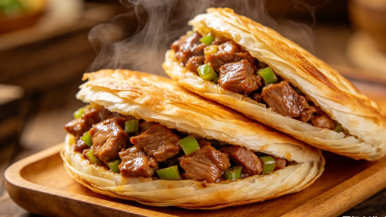 ❇️中國漢堡-Chinese hamburger/剁肉解壓/煙火氣♨️