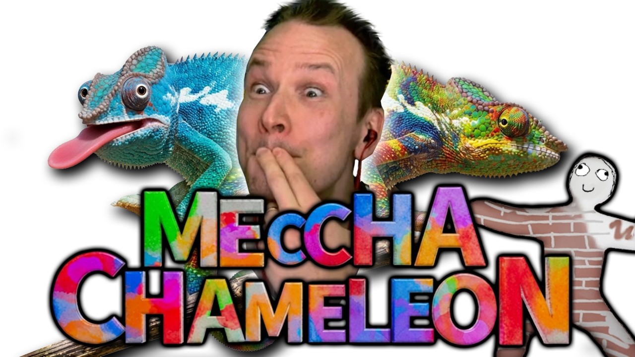 Kuinka KAMELEONTIN piirrän? (MECCHA CHAMELEON)