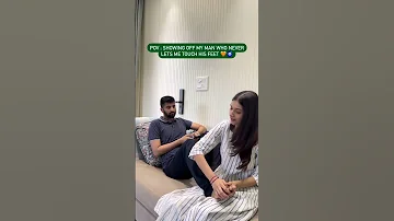 When You Touch His Feet Couplegoals Marriedlife Ytreels Ytshorts Shorts 