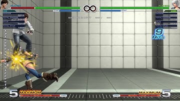 KOF XIV Angel 66C crossup overhead 2