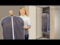 Protect your clothes from dust with a cover for home or travel / Garment Storage for Your Wardrobe