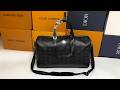 MCM Monogrammed Leather Weekender Black Review