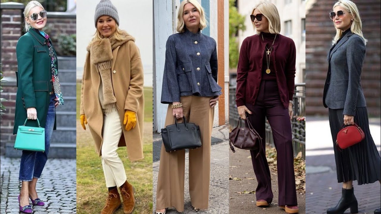 Natural Older Women OVER 50  | NewTrends Fashion For Women |winter/winter ☃️ ❄️ FallFashion 2026