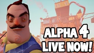 🔴 LIVE! - HELLO NEIGHBOR ALPHA 4 - COME JOIN ME!! screenshot 5