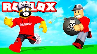 MUSÍ MI PŘEDAT BOMBU, ABYCH VYBOUCHL... (Roblox - Bomb Pass Game) screenshot 4