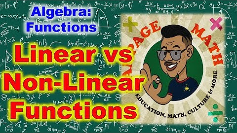 Linear vs Non Linear Functions