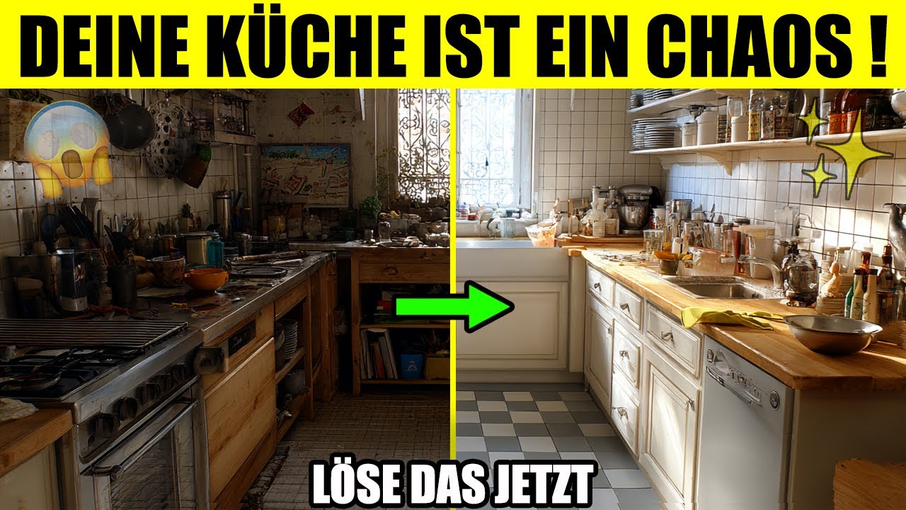 5 UNFEHLBARE TIPPS, um deine KÜCHE ein für alle Mal zu ORGANISIEREN! - Minimalismus und Organisation
