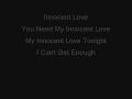 Sandra Innocent Love Lyrics