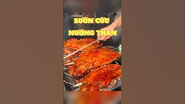 Sườn cừu nướng than #chinesefood