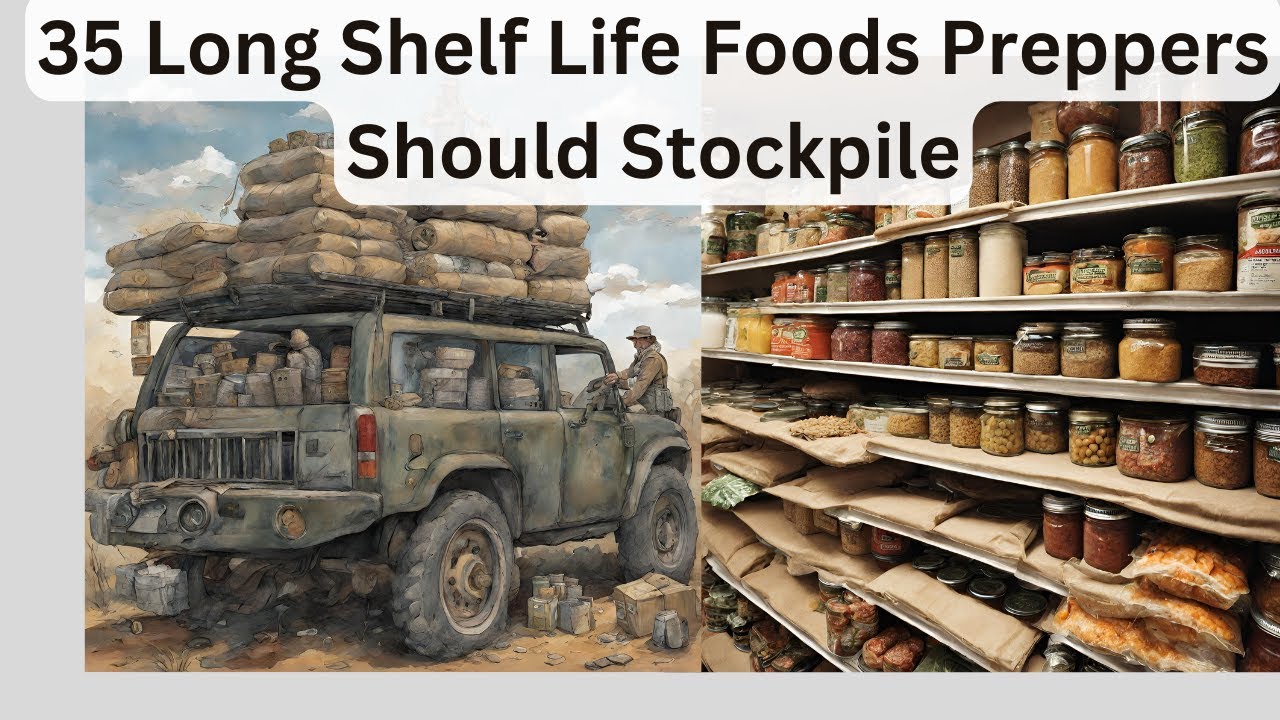 35 Long Shelf Life Foods Preppers Should Stockpile YouTube