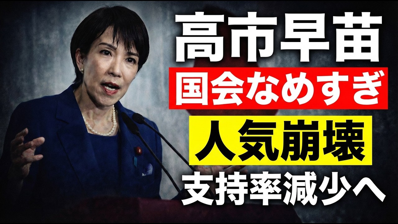 予言的中。高市内閣崩壊が現実になってきた。元朝日新聞・記者佐藤章さんと一月万冊清水