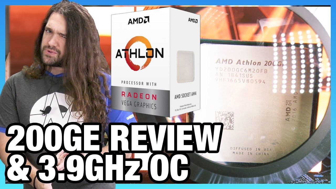 AMD Athlon 200GE（おまけつき） AMD Athlon 200GE, The New Entry-Level King - YouTube