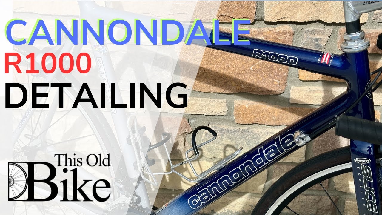 canondaleキャノンデール R1000 DURA-ACE spinergy UNBELIEVABLE Cannondale R1000 Transformation! Detailing