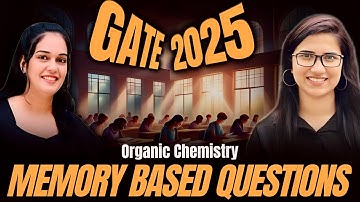 GATE 2025 Chemistry Solutions|Memory Based Questions|AnswerKey|Exam Analysis Chemical Science|Review