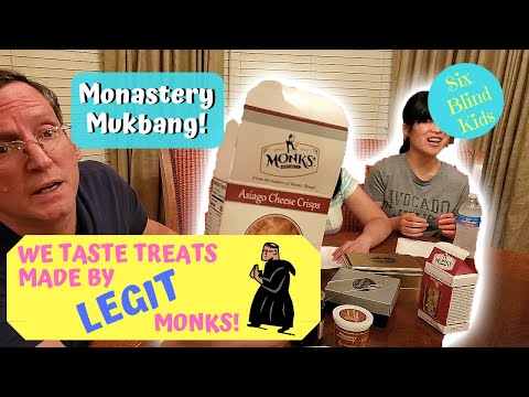SixBlindKids - Monastery Mukbang! Eating Treats Made By Monks!