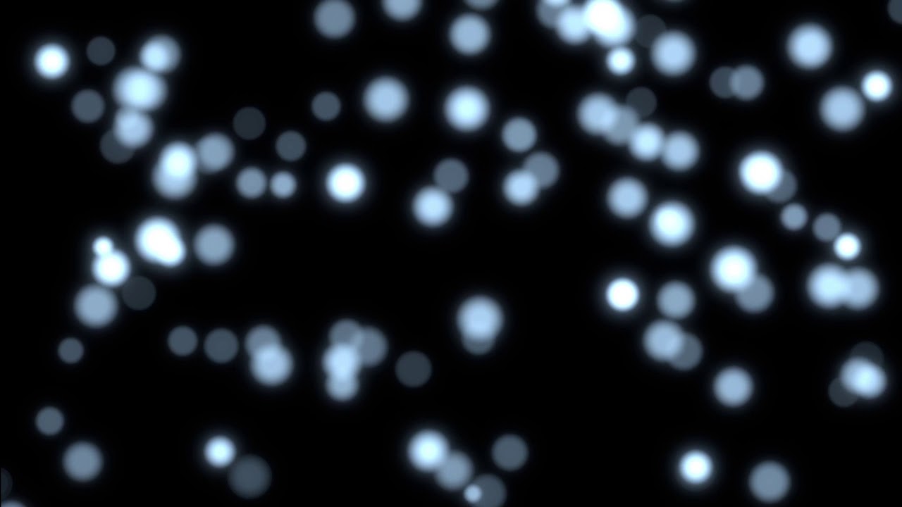 Bokeh particles background - Free motion background