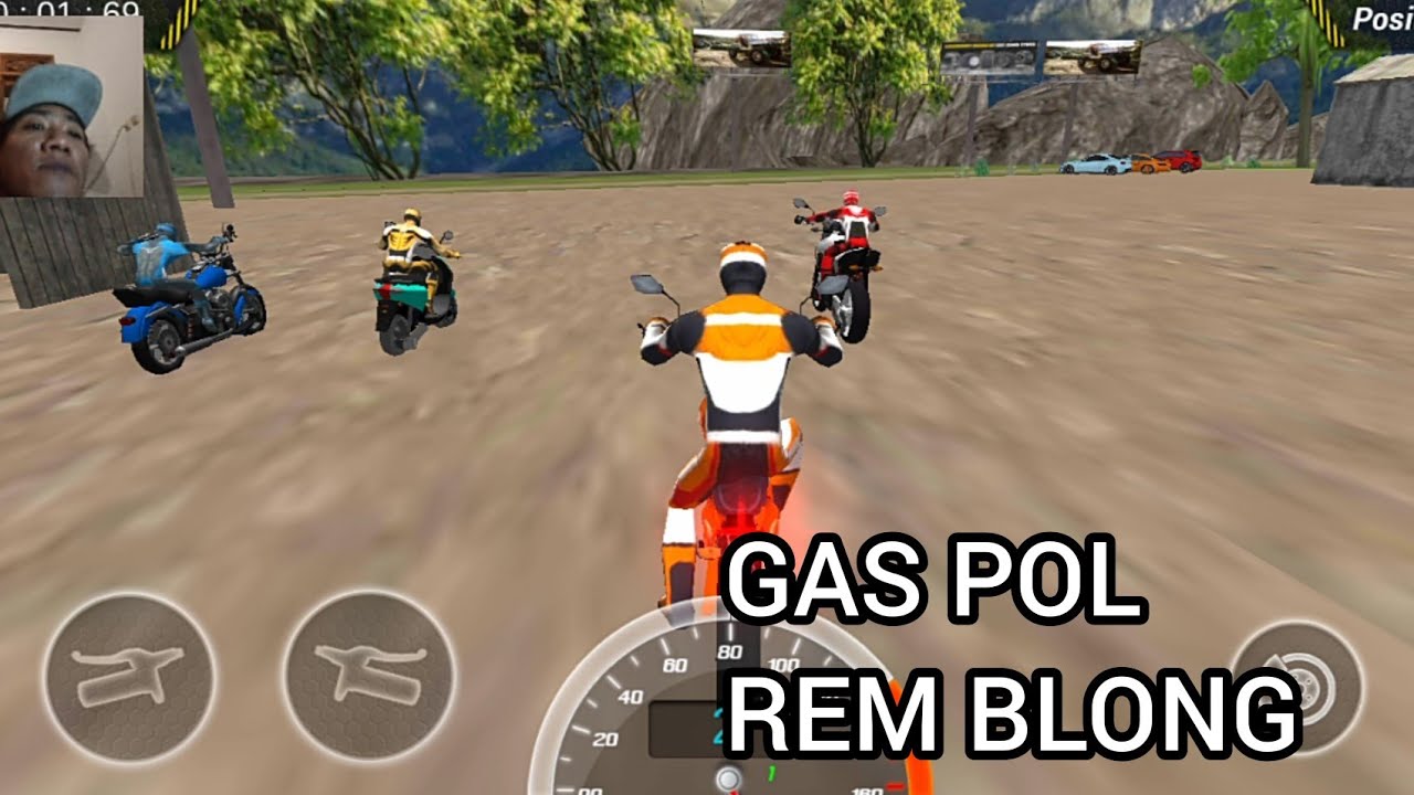 Mainan game anak balap sepeda motor  kartun  lucu YouTube