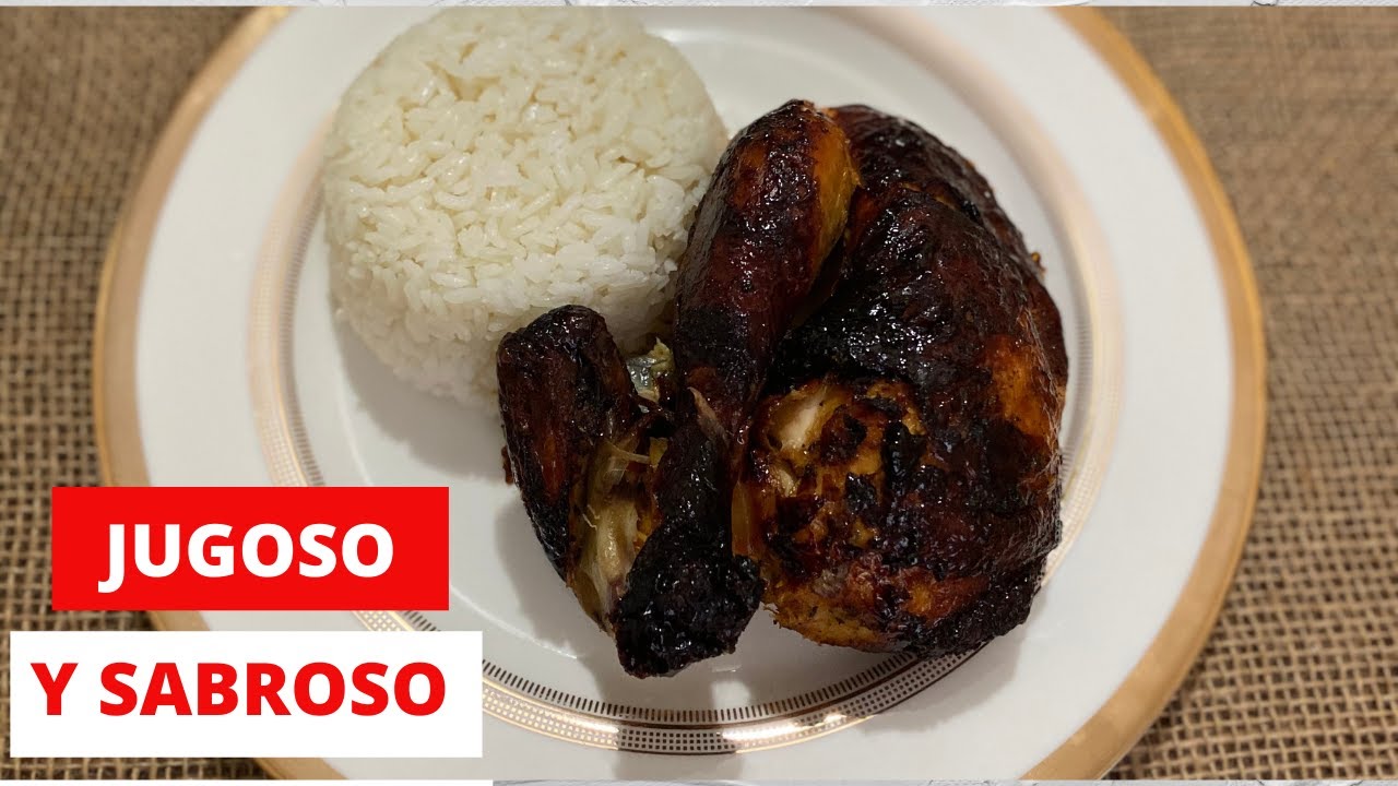 POLLO AL HORNO DOMINICANO / Truco para que te quede jugoso - YouTube