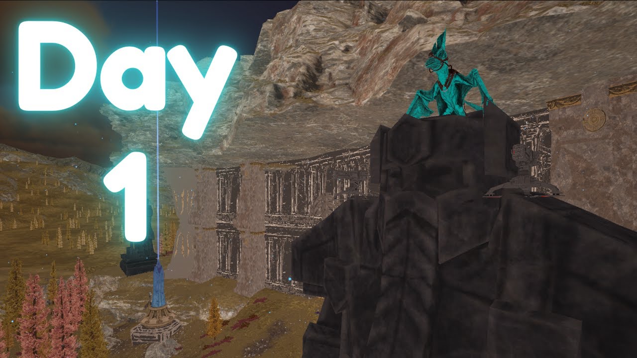 Building The PERFECT Castle Base Day 1 - ARK PvP