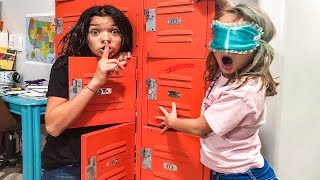 BLINDFOLD HIDE & SEEK CLASSROOM!