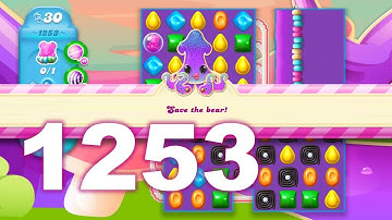 Candy Crush Soda Saga Level 1253 (3 stars, No boosters)