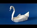 Un superbe cygne en origami  lart de donner vie au papier  tutoriel deric vigier