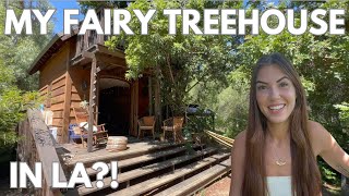 Tiny Home Treehouse Tour! || Life in Topanga Canyon