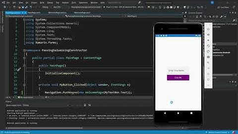 How to Navigate and Pass Value in Xamarin Forms Using Constructor