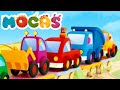 The train song for kids &amp; train cartoons for kids. Nursery rhymes &amp; songs for kids.