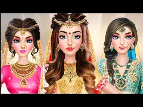 Makeup Game For Girl | Indian Makeup | fashion Game... - YouTube