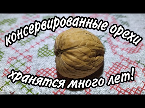 СУПЕР! Лучший способ хранения грецких орехов несколько лет! Как легко собрать и сушить грецкие орехи