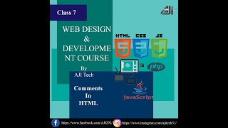 How To Use Comments in HTML For Beginners - Class 7 - in Urdu/Hindi