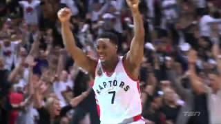 Kyle Lowry Half Court Buzzer Beater - Toronto Raptors V Miami East Semis - G1 2016 Nba Playoffs
