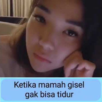 Gisel gak bisa tidur