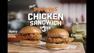Popeyes chicken sandwich reaction I Living with The Lamberts Episode:1