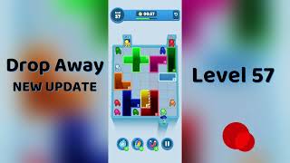 Drop Away Level 57 Walkthrough - NEW UPDATE | Step-by-Step Guide 🧠 | SolutionGuruji