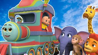 Chu Chu Train And Animals | Jungle Safari Song for Children