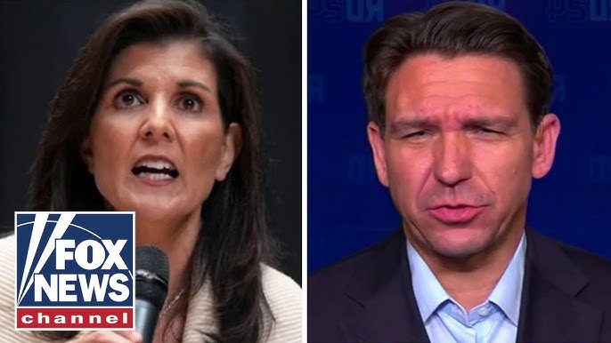 Very Liberal Desantis Claims Nikki Haley Is Appealing To Voters With Liberal T Shirts