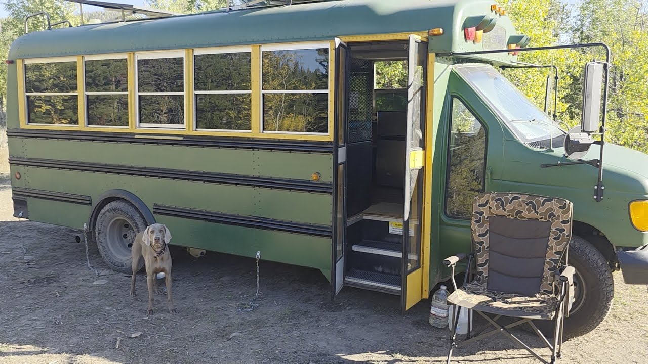 Short Bus Work Rig I Quit My Job To Travel The Country In My Mini Bus! (An Overview Of My ...