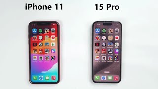 iPhone 11 vs 15 Pro - SPEED TEST!