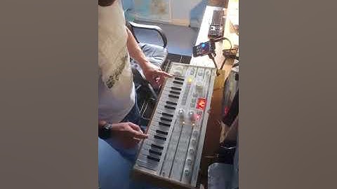 1st ever go at synth..with the kaossilator app too.