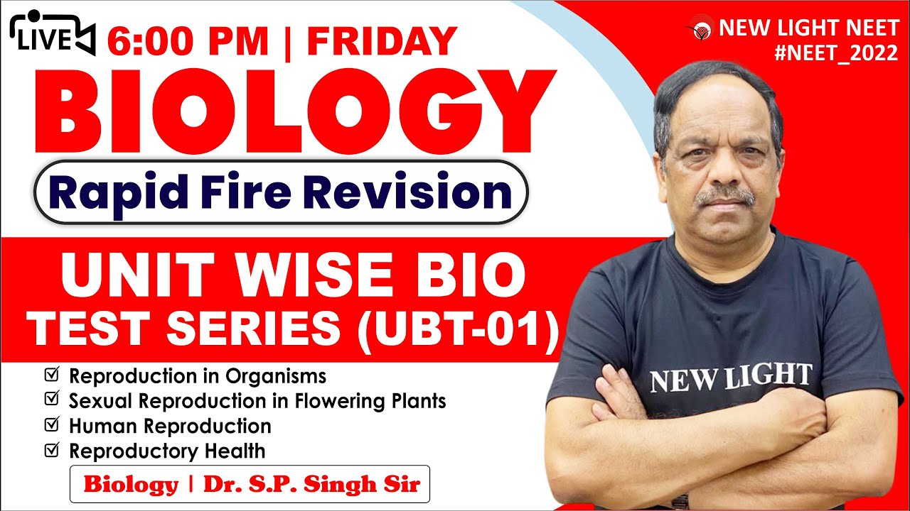 LIVE NEET 2022 | BIOLOGY RAPID FIRE REVISION | UNIT WISE BIO TEST ...